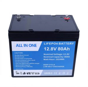 باتری لیتیوم یونی Lifepo4 12v 80Ah