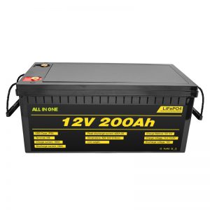 ماشین برقی قابل تنظیم 12 ولت Lifepo4 باتری 12.8v 200ah با باتری 2000 چرخه عمر باتری