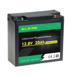 چرخه عمیق قابل شارژ Lifepo4 12V 20AH باتری یون لیتیوم OEM
