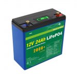 بسته باتری خورشیدی سیکل عمیق 24v 48v 24ah Lifepo4 UPS 12v 24ah Battery