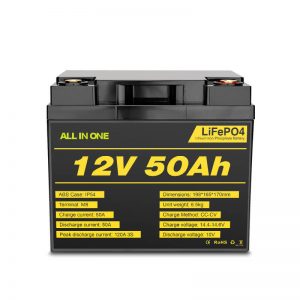 بسته باتری 12V 50Ah قابل شارژ سیکل عمیق Lifepo4 برای سیستم برق