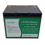 ALL IN ONE استوانه ای 2000 سیکل باتری لیتیوم باتری 12v60Ah برای ذخیره انرژی