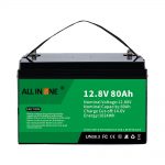 محبوب ترین جایگزین اسید سرب Solar RV Marine LiFePO4 12V 80Ah باتری لیتیوم