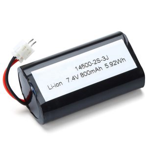 باتری لیتیوم 14500 7.4V 800mAH