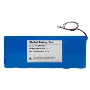 باتری Lifepo4 9.6V 12AH 3S2P برای چراغ خیابان خورشیدی